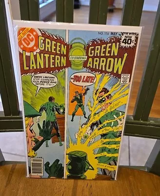 Buy GREEN LANTERN GREEN ARROW #116 DC COMICS 1979 1ST APPEARANCE OF GUY GARDNER Grea • 19.85£
