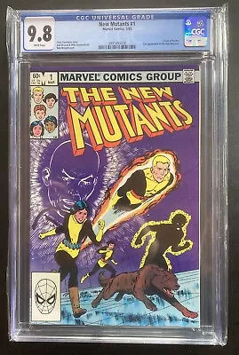 Buy The New Mutants #1 CGC 9.8 MARVEL COMICS 1983 Key Issue Bronze Age X-Men Comic • 150£