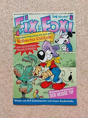 Buy Gevacur Comic - Fix And Foxi 48 - 37th Year / Excellent Condition / Z1-2 With Alf Poster • 4.24£