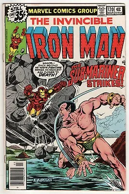 Buy Iron Man #120 - 1st App Of Justin Hammer In: The Old Man And The Sea Prince! • 8.08£