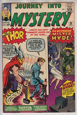 Buy Journey Into Mystery # 98  Fn 6.0  Origin & 1st Mister Hyde  Cents  1963 • 189.95£