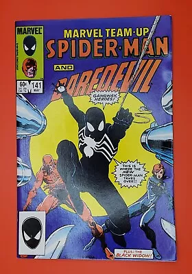 Buy Marvel Team-up #141 App Black Costume 1984 Key 🔑 Marvel Comics High Grade VF/NM • 71.15£
