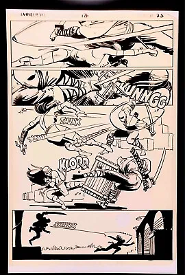 Buy Daredevil #176 Pg 20 Elektra Frank Miller 11x17 FRAMED Original Art Poster Print • 47.39£