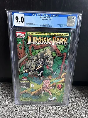 Buy Jurassic Park #1 CGC 9.0 Comic Book Adaption • 0.99£