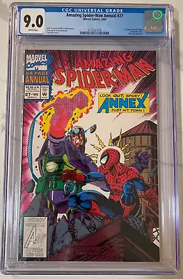 Buy Amazing Spider-Man Annual #27 CGC 9.0 From 1993 1st Appearance Of Annex • 22.94£