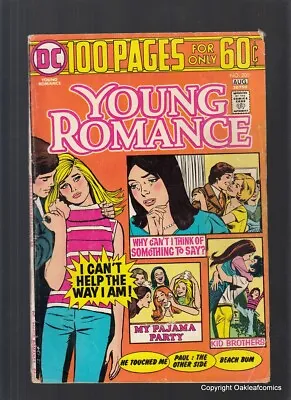 Buy Young Romance 200 DC Comic Book 1974 G-VG 100 Pages! • 19.99£