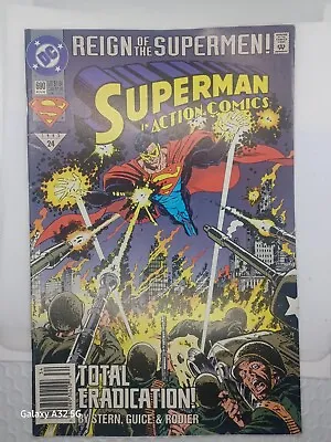 Buy Reign Of The Supermen Superman In Action Comics 24 AUG 93 690 Vintage DC Comic • 3.93£