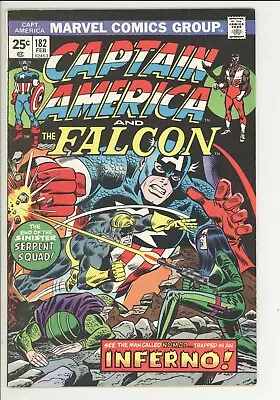 Buy Captain America 182 & 183 - Falcon - Bronze Age Classic - High Grade 8.5 VF+ • 15.98£