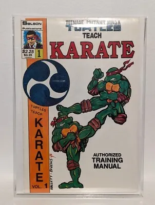 Buy TEENAGE MUTANT NINJA TURTLES  Teach Karate #1 Solson 1987 Training Manual Comic • 19.99£