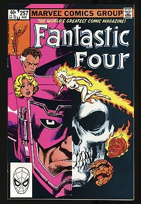 Buy Fantastic Four #257 NM+ 9.6 Galactus Nova Death Appearances! Marvel 1983 • 18.97£
