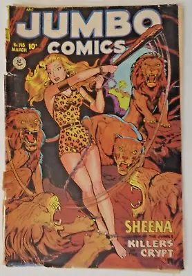 Buy Jumbo Comics (1951, Fiction House) #145g; 2 Sheena Stories, Last Kamen • 40.12£