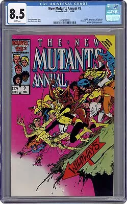 Buy New Mutants Annual #2D CGC 8.5 1986 4323767005 1st US App. Psylocke • 56.92£