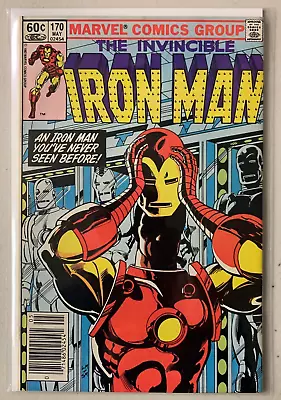 Buy Iron Man #170 Marvel 1st Series (7.0 FN/VF) 1st Rhodey Vs Iron Man (1983) • 11.92£