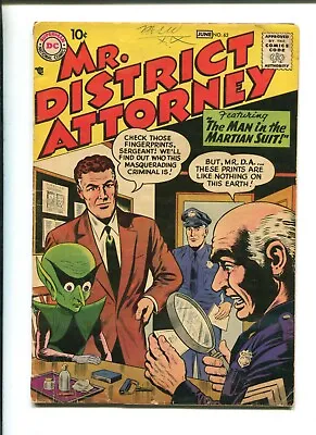 Buy MR DISTRICT ATTORNEY #63 - MARTIAN SUIT  The Fisherman Collection  (4.0) 1958 • 23.92£