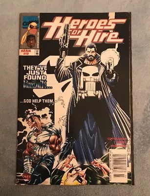 Buy Heroes For Hire #9 Puniisher App. Awesome Newsstand Variant See My Others!! • 6.77£