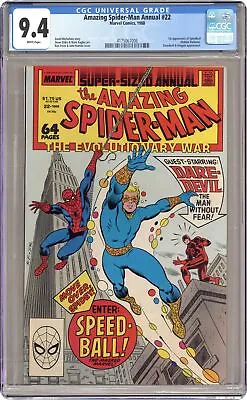 Buy Amazing Spider-Man Annual #22 CGC 9.4 1988 4175067006 • 49.88£