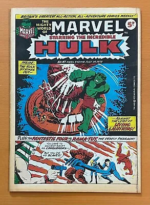 Buy Mighty World Of Marvel #41 RARE MARVEL UK 1973. Stan Lee. FN+ Bronze Age Comic • 19.50£