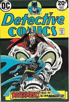 Buy Detective Comics Comic Book #437 Batman Manhunter DC 1973 VERY FINE/NEAR MINT • 67.95£