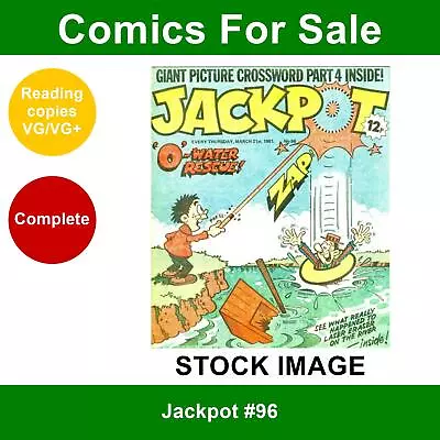 Buy Jackpot #96 Comic - VG/VG+ - 21 March 1981 • 2.49£