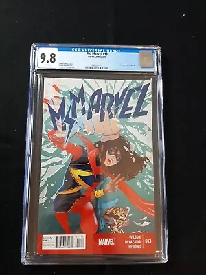Buy Ms. Marvel 13 CGC 9.8 Marvel Comics 2015 1st Appearance Kamran White Pages • 55.97£