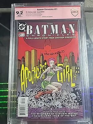 Buy Batman Chronicles #21 CBCS 9.2 Ver. SIG. Dick Giordano 2000 19-227EGEA-013 • 99.94£