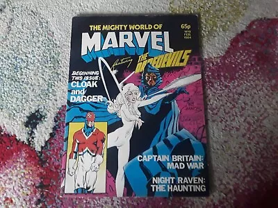 Buy MIGHTY WORLD OF MARVEL#9 (Feb 1984) Captain Britain Alan Moore Alan Davis • 9.99£