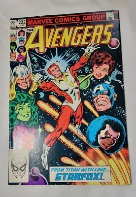 Buy The Avengers #232 Newsstand 1st Eros As Starfox (1983 Marvel Comics) • 5.53£