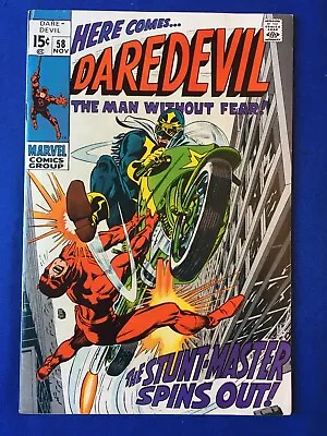 Buy Daredevil #58 FN/VFN (7.0) MARVEL ( Vol 1 1969) 1st App Stunt-Master (5) • 26£