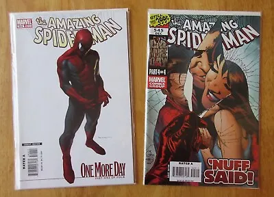 Buy Lot Of *2* AMAZING SPIDER-MAN: ONE MORE DAY #544 **Variant!** + #545 (NM) • 11.81£