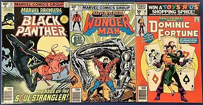 Buy Marvel Premiere #53, 55, 56 Marvel Comics 1980 Black Panther, Wonder Man, More • 9.65£