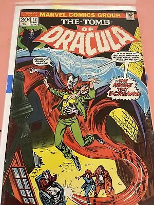 Buy TOMB OF DRACULA #12 - 2nd Appearance Of Blade - Marvel Comics 1973 - FN (6.0) • 60.19£
