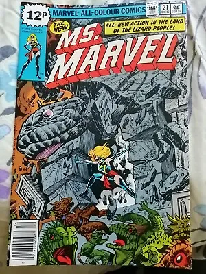 Buy Ms Marvel #21/23 Bronze Age Marvel Comics Final Issue. Excllnt Cdn. Hot Comic • 15£