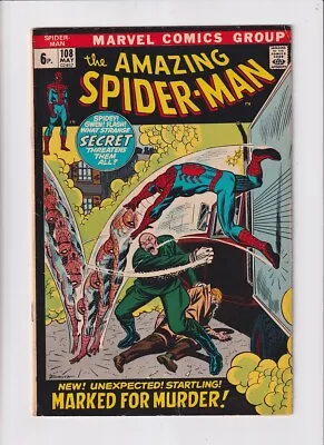 Buy Amazing Spider-Man (1963) # 108 UK Price (5.0-VGF) (269629) 1972 • 31.50£