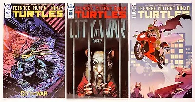 Buy Teenage Mutant Ninja Turtles #97B, 99A, 110A Comic Book Lot, 2019 IDW, Jennika • 20.10£