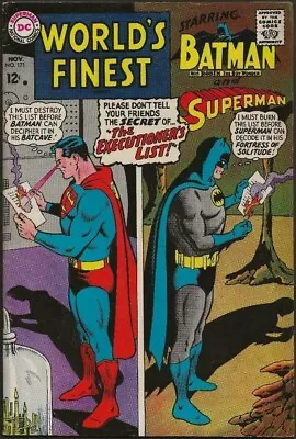 Buy World's Finest #171 (1967) Fn/vf 7.0    The Executioner's List!  • 35£