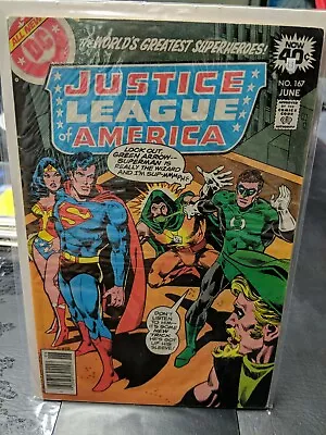 Buy Justice League Of America #167  1979  40 Cent Cover WOW Beautiful Artwork 🔥🔥 • 8.71£