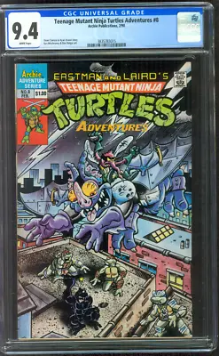 Buy Teenage Mutant Ninja Turtles Adventures 8 CGC 9.4 Eastman 2/1990 • 64.24£