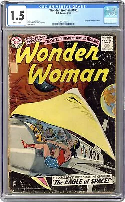 Buy Wonder Woman #105 CGC 1.5 1959 4365435021 • 231.86£