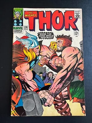 Buy Thor #126 -  1st Appearance Of Thor In Own Title (Marvel, 1966) Fine+ • 198.58£