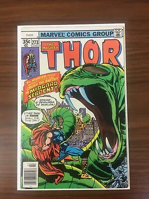 Buy The Mighty Thor 273 Vintage Comic Book.  VF.   (L) • 14.22£