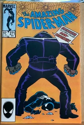 Buy THE AMAZING SPIDER-MAN #271 Marvel 1985 1st App. Manslaughter. New Look: MJ • 8.70£