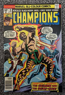 Buy THE Champions 10. Marvel Comics 1977. Darkstar Joins The Champions. • 2.49£