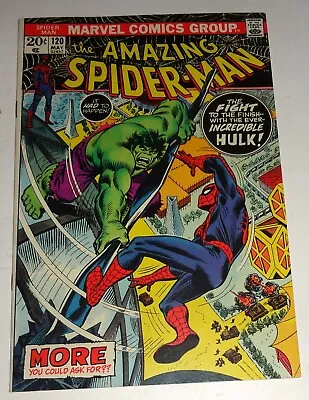 Buy Amazing Spider-man #120 Vs Hulk Romita Classic Vf+ 8.5 1973 • 118.99£