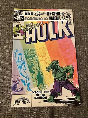 Buy Marvel Comics Incredible Hulk #267 1981 Bronze Age • 6£