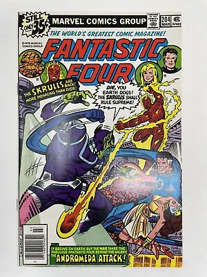 Buy Fantastic Four #204 1979 Marvel Comics 1st Nova Corps (Cameo) Bronze Age MCU • 9.48£