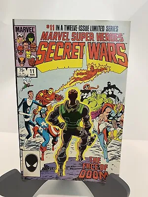 Buy Marvel Super Heroes SECRET WARS #11 (1985 Dr. Doom Cover) Great Condition  • 11.92£