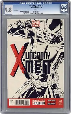 Buy Uncanny X-Men 1F Quesada B&W 1:150 Variant CGC 9.8 2013 0216699004 • 181.84£