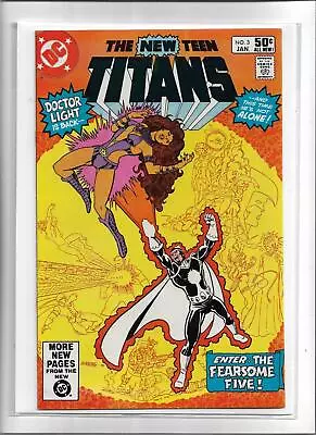Buy The New Teen Titans #3 1981 Very Fine-near Mint 9.0 4446 Star Fire Doctor Light • 7.99£