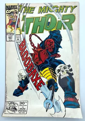 Buy The Mighty Thor Vol. No. 451, September 1992 Marvel Comics • 3.94£