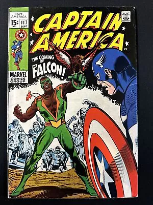 Buy Captain America #117 Marvel 1st Appearance Of The Falcon Silver Age VG/Fine *A4 • 158.35£